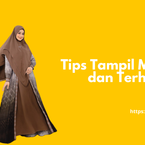 5 Tips Tampil Mewah dan Terhormat Pakai Khimar Dress