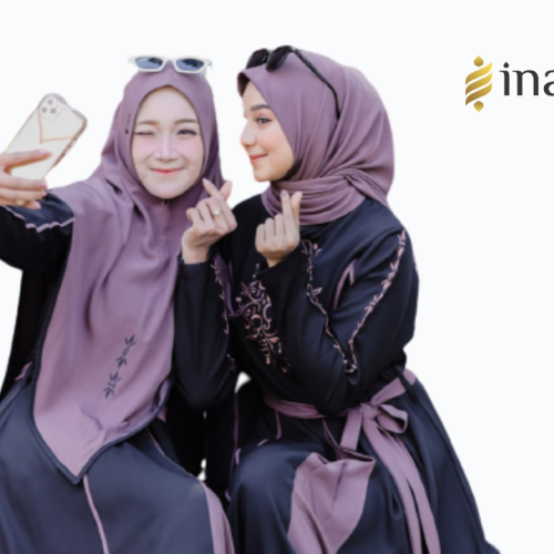 Model Gamis Polos Modern Terbaru 2023 by Inayalesy